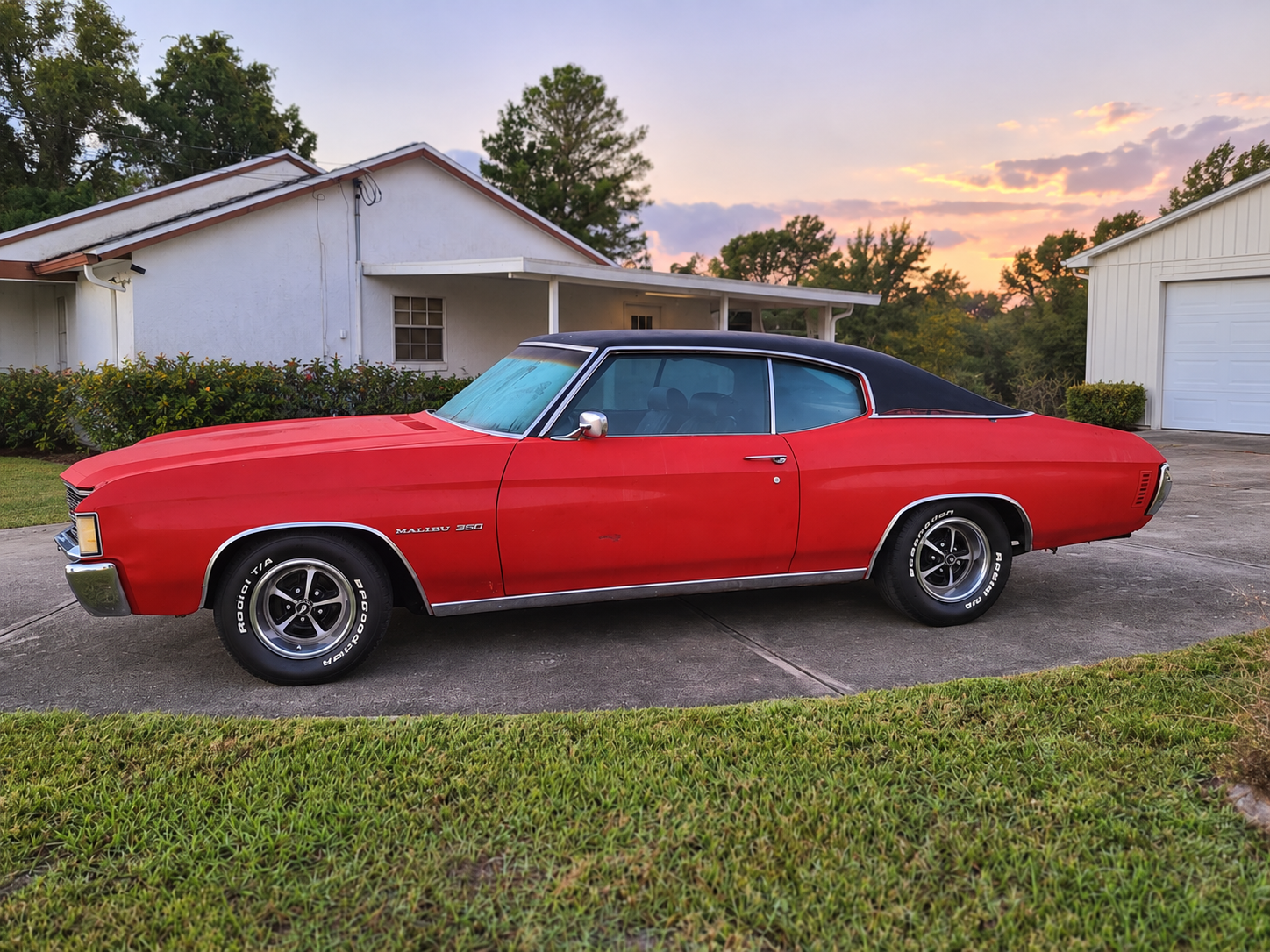Lenny Thomas's 1972 Chevelle Malibu — his mobile stage